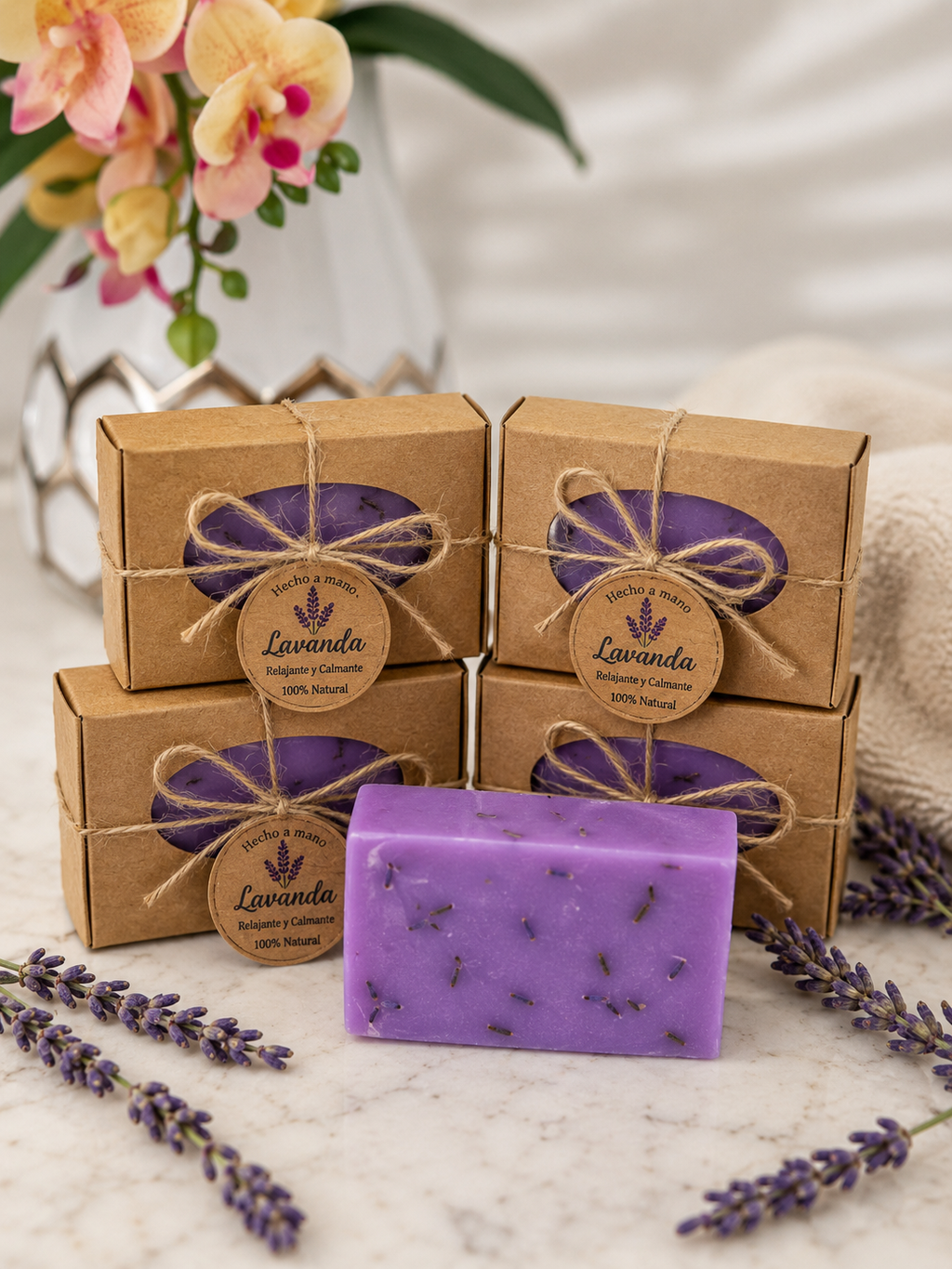 Jabón Artesanal de Lavanda